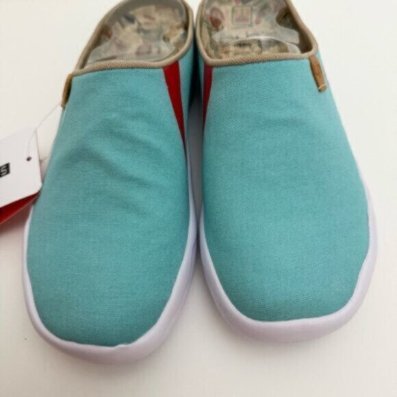 UIN Size 6.5 NWT Comfortable Women's Shoes Sky Blue Slipper - Picture 6 of 10